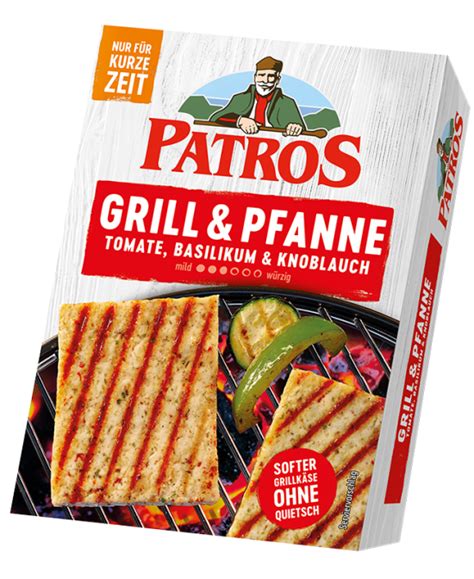 Patros Für Grill Pfanne Tomate Basilikum Knoblauch Patros