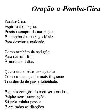 Pin de Mary Nanny help em Plano espiritual Oração a pomba gira