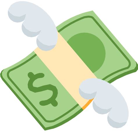 Money With Wings Vector SVG Icon - SVG Repo