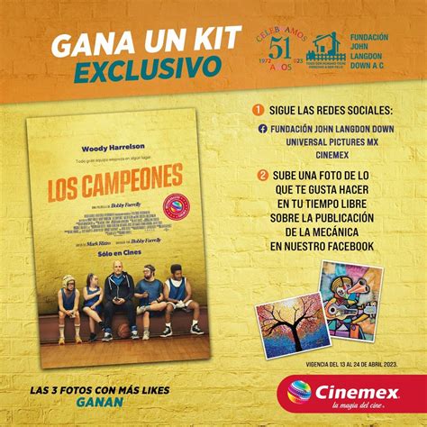 Concurso Cinemex Gana De Kits Exclusivos De La Pel Cula Los