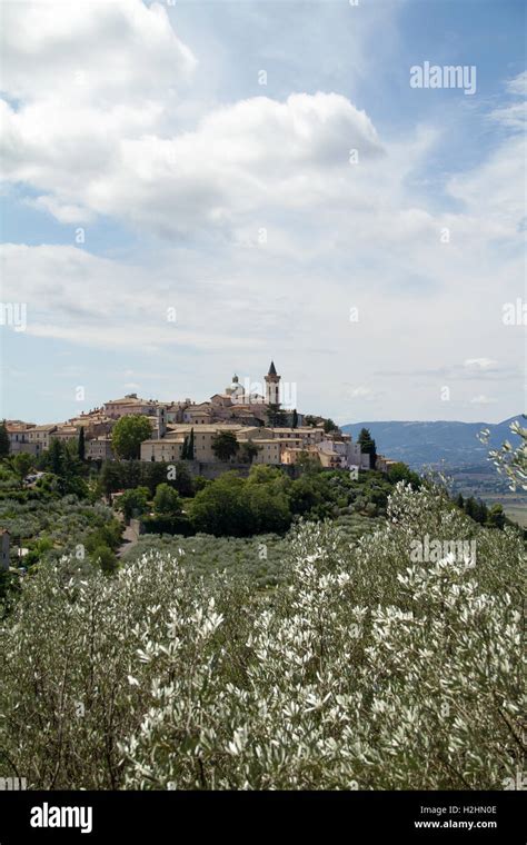 Trevi Is One Of The Classic Hilltowns Of Umbria Between Assisi And