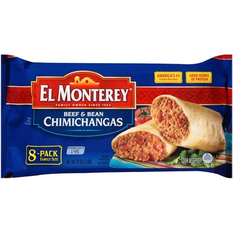 El Monterey Beef Bean Chimichangas From Tony S Fresh Market Instacart