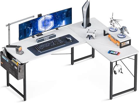 Amazon Co Jp ODK L Shaped Desk Computer Desk Gaming Desk L Shaped