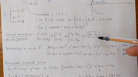 C Lculo Iii Teorema Fundamental Das Integrais De Linha