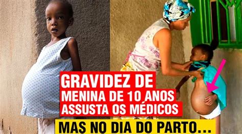 Menina Gr Vida Apenas Anos Chega Para Dar Luz Na Maternidade