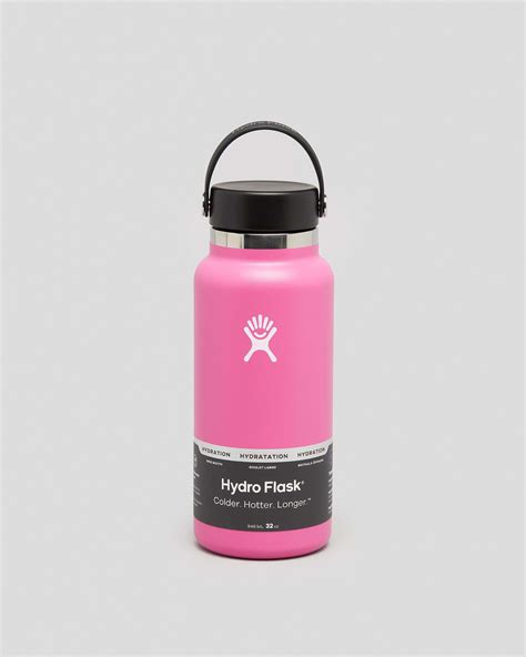 Hydro Flask 32oz Wide Mouth Drink Bottle In Carnation Free Shipping And Easy Returns City