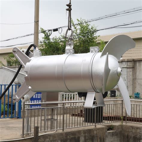 Qjb Type Submersible Mixer Anoxic Tank Agitator For Sewage Treatment