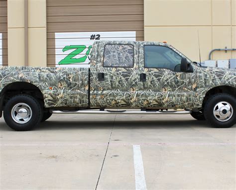 Realtree Camo Truck Wrap Zilla Wraps