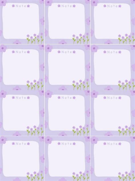 Printable Scrapbook Paper Aesthetic Template Cute Animal Drawings