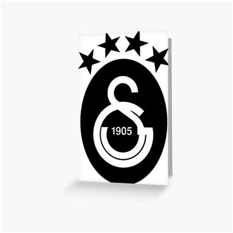 "Galatasaray Logo Black" Greeting Card by edenkaka | Redbubble