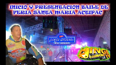 INICIO Y PRESENTACION SONIDO CANDELA Jorge Frausto YouTube