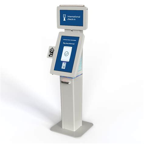 Dual Screen Check In Kiosk P ImageHOLDERS With Printer With