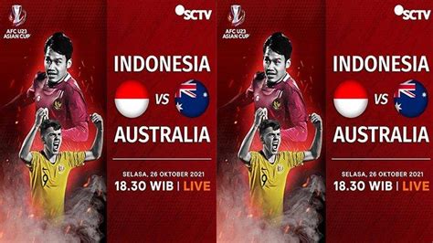 Link Live Streaming Timnas Indonesia Vs Australia Match Today Siaran