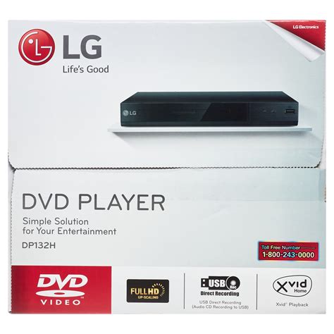 Lg Dp H Dvd Player Full Hd Upscaling Traditional Dvd Playback Usb