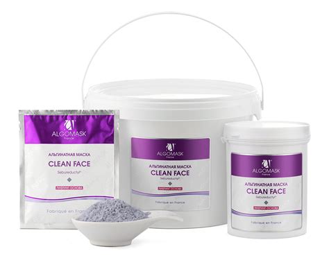 Альгинатная маска "Clean Face" с комплексом Seboreductyl (lifting base ...