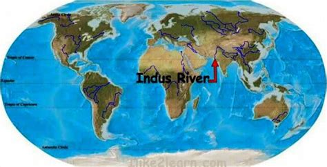 Indus River On World Map