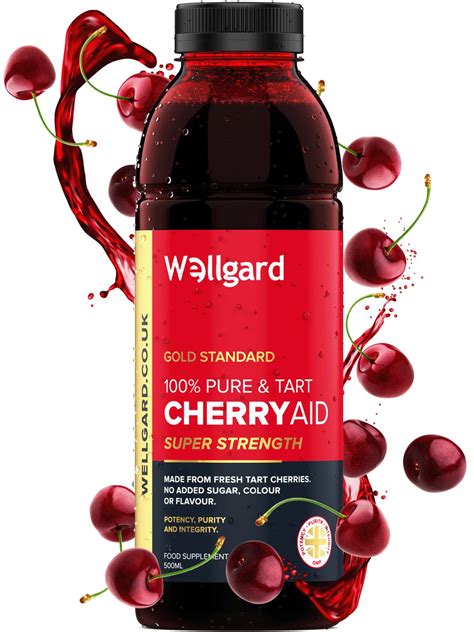 Buy Wellgard Tart Cherry Juice, CherryAid 100% Concentrated Montmorency ...