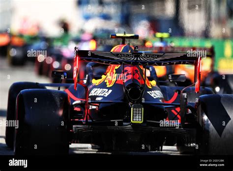 Alexander Albon THA Red Bull Racing RB16 Leaves The Pits Italian