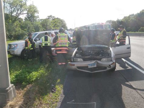 One Hospitalized After Three Car Crash In Westport