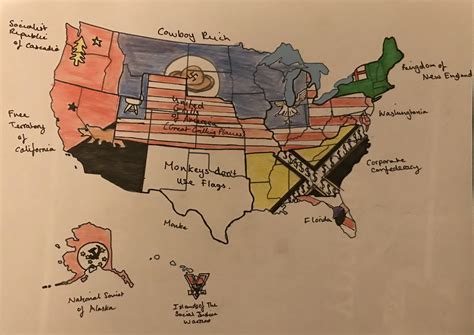 Improved Version of Political Compass America map. : r ...