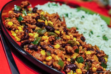 Chili con carne z ryżem Blog Ale Meksyk