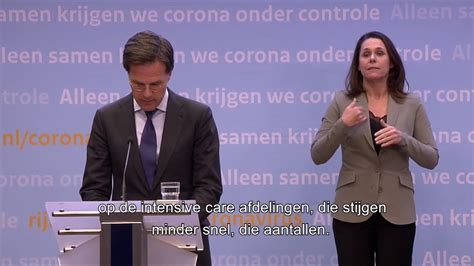 Inleidend Statement Van Mp Mark Rutte En Minister Hugo De Jonge Over De