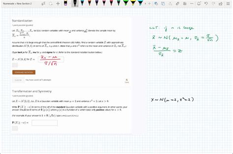 SOLVED Standardization Let Xi X2 Xn Be I I D Random Variables