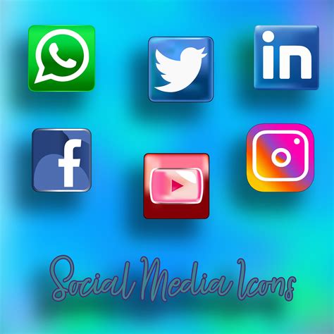 Social Media Icons Icons Creative Market