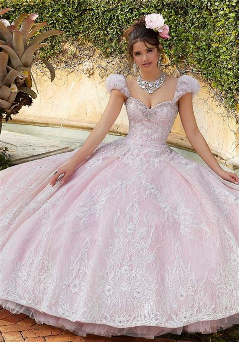 Hot Pink And White Quinceanera Dresses