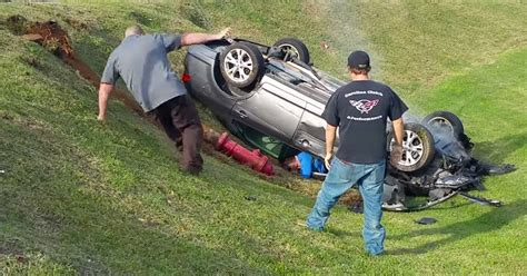 Horrifying Footage Shows Driver Slamming Car Into Police Before Vehicle