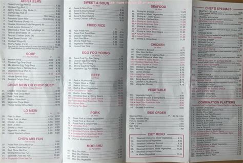 Online Menu Of China One Restaurant West Burlington Iowa 52655 Zmenu