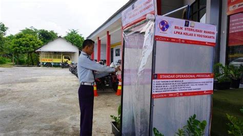 Cegah Covid Lpka Kelas Ii Yogyakarta Buat Bilik Disinfektan Mandiri