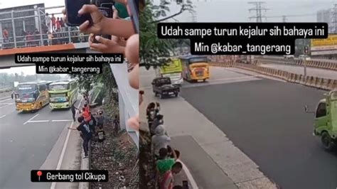 Viral Aksi Gerombolan Bocah Pemburu Klakson Telolet Bus Nekat Masuk Ke