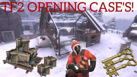 TF2 Unboxing 21 Keyless Winter 2016 Cosmetic Case Give Away YouTube