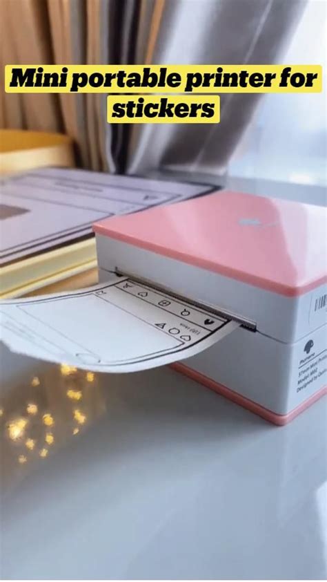 Mini portable printer for stickers: An immersive guide by Cool Things