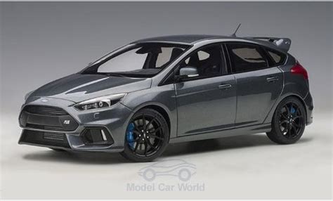 Miniature Ford Focus 1 18 AUTOart MKIII RS Metallise Grise 2016