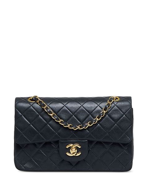 CHANEL Pre Owned 1991 1994 Small Double Flap Shoulder Bag Farfetch