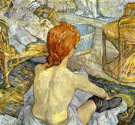 Woman At Her Toilette By Lautrec