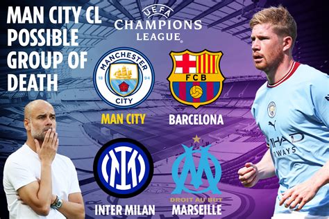 Man City Face Nightmare Champions League Group Despite Being In Pot 1