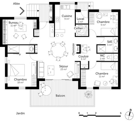 Plan Chalet Plain Pied Ooreka