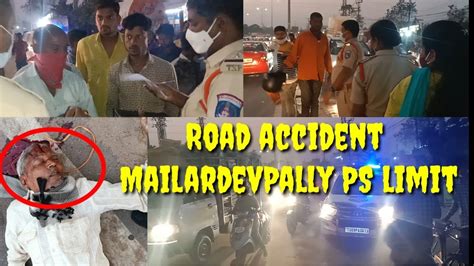 Jbtv News Road Accident Mailardevpally Ps Limits Sk Shabbir Sala