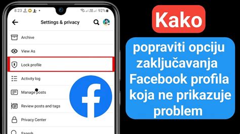 Kako popraviti opciju zaključavanja Facebook profila koja se ne