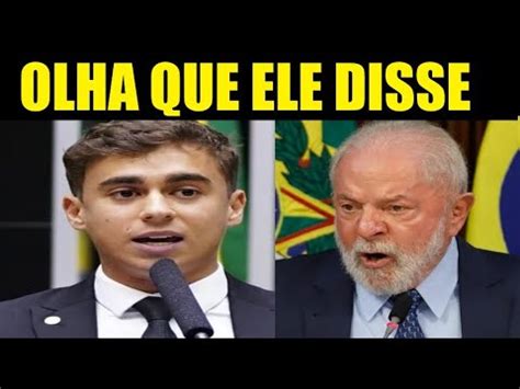 NIKOLAS FERREIRA DESMENTE LULA YouTube