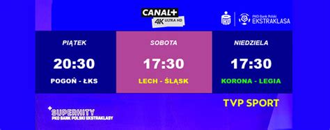 Plan Transmisji Kolejka Pko Bp Ekstraklasa W Canal I Tvp