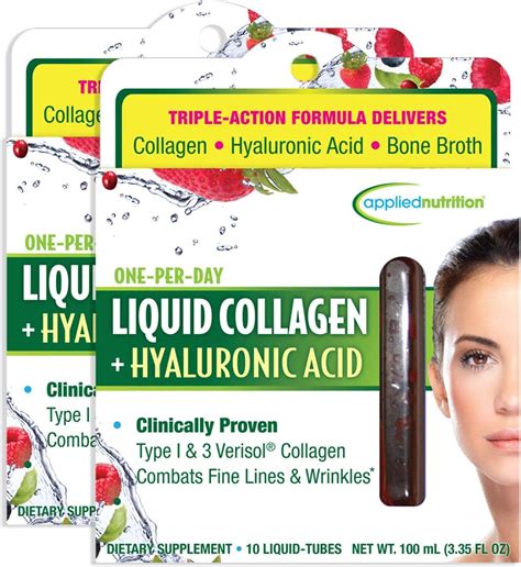 Amazon Applied Nutrition Liquid Collagen Hyaluronic Acid