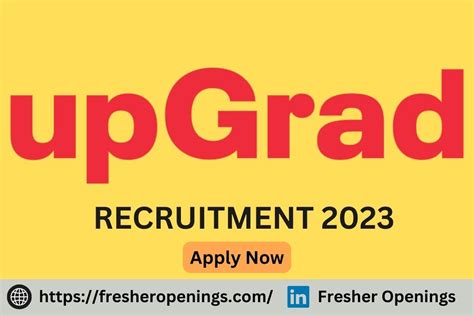 Upgrad Fresher Level Jobs Hiring As Marketing Intern