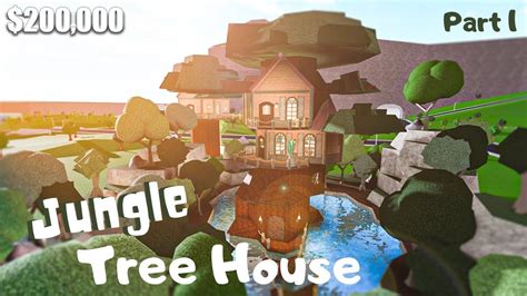 Bloxburg Jungle Tree House House Build Roblox Part Youtube