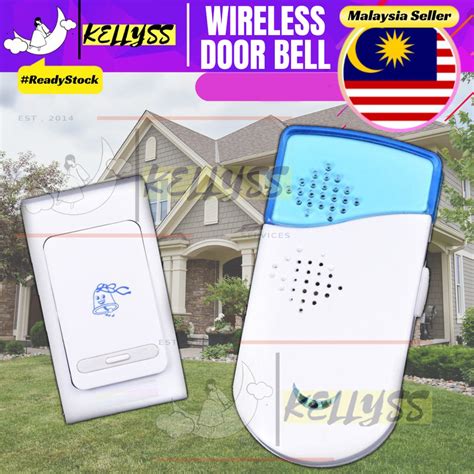 Door Bell Pintu Loceng Rumah Pintu Wireless Waterproof M Range