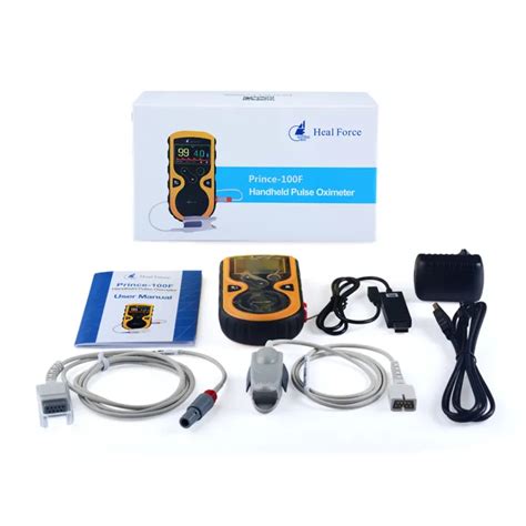 Heal Force Prince F Chargable Handheld Pulse Oximeter With Real Time