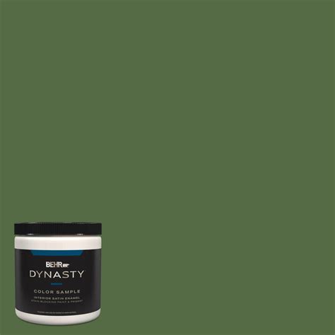 BEHR DYNASTY 8 Oz 430D 7 Pacific Pine Satin Enamel Stain Blocking